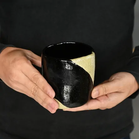 筒茶碗 空中写 寒月 茶器＆茶道具 抹茶碗 - Sazen Tea