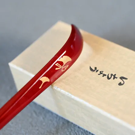 塗り茶杓 いちょう