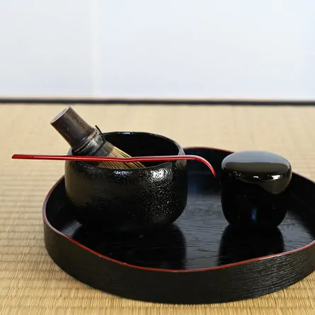 塗り茶杓 つぼつぼ