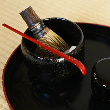 塗り茶杓 松葉