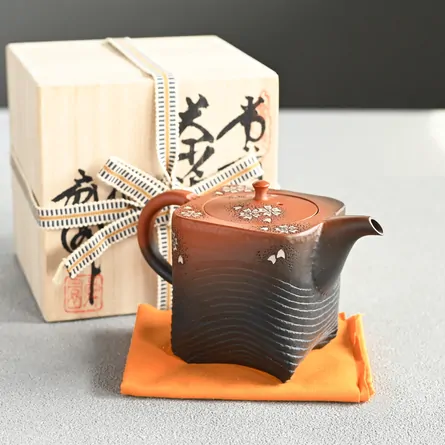 舜園　後手茶注　桜