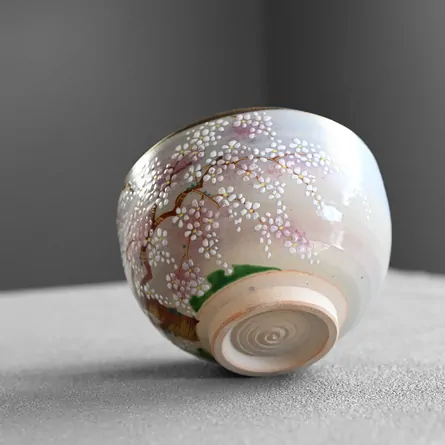 Chawan Kenzan Sagano no Sakura