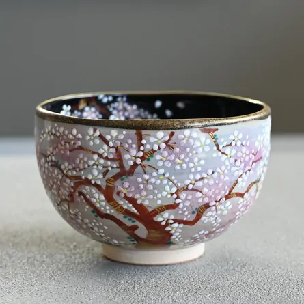 Chawan Kenzan Sagano no Sakura
