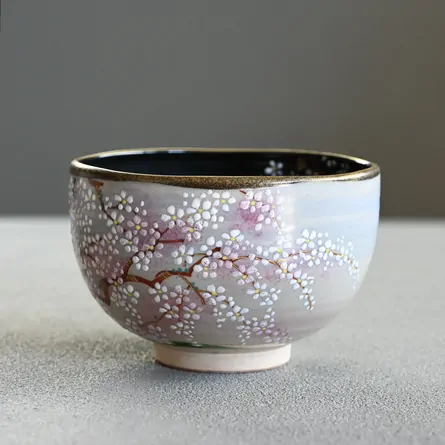 Chawan Kenzan Sagano no Sakura