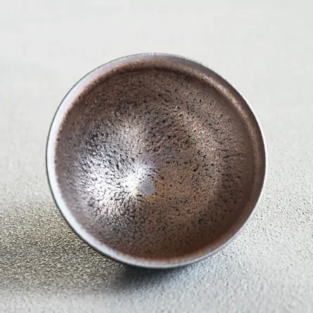 月夜見天目碗型湯呑　大