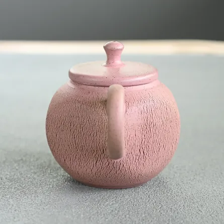 Jinshu Pink Arashi Shibori Kyusu