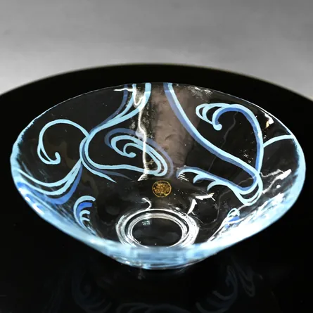 Glass Hira Chawan Giyaman Ryōsui