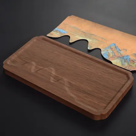 Chinese Tea Tray Wavy