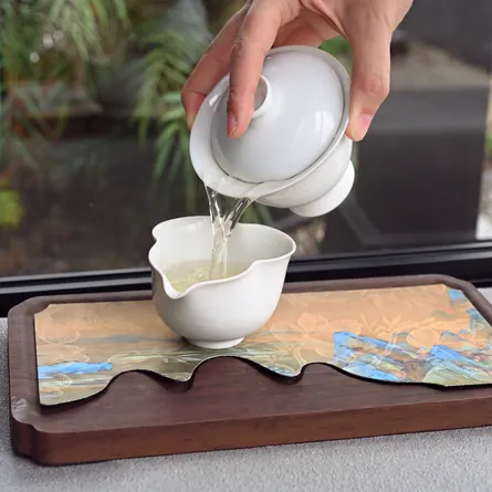 Chinese Tea Tray Wavy