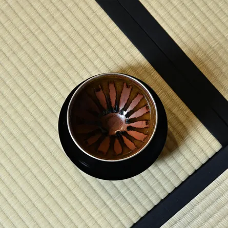 Tenmoku Chawan Kikka 