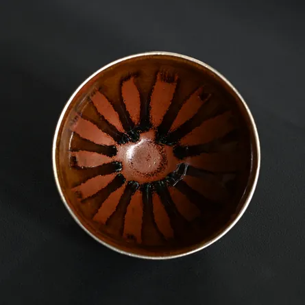 Tenmoku Chawan Kikka 