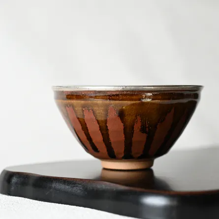Tenmoku Chawan Kikka 
