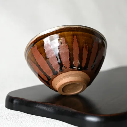 Tenmoku Chawan Kikka 