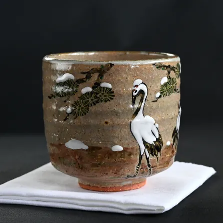 Chawan Haiyū Tachizuru-e