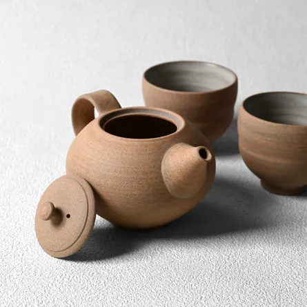 Uchiyama Yakishime Tea Set
