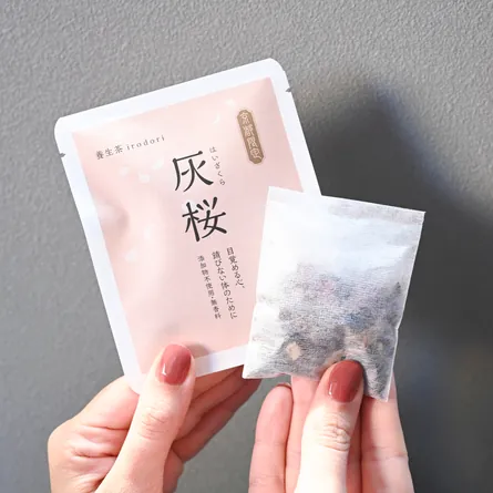 養生茶 irodori 灰桜