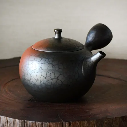 昭龍 窯変天目丸型急須