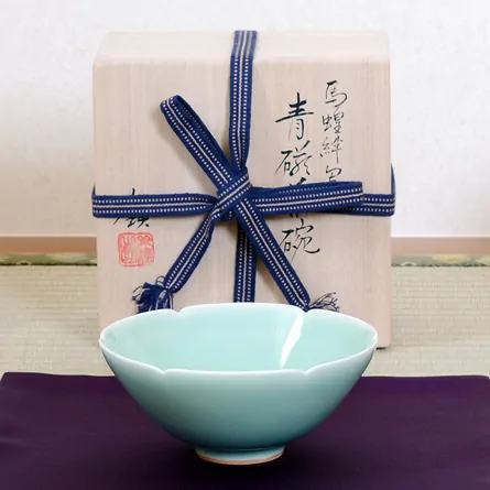 Celadon Chawan Seiji Bakohan utsushi