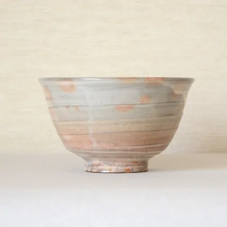 粉引茶碗　成起作