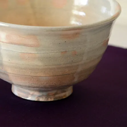 粉引茶碗　成起作