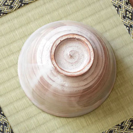 粉引茶碗　成起作