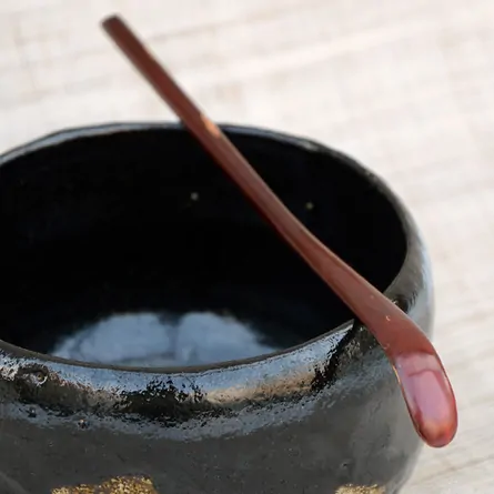 桜皮茶杓　ぼかし