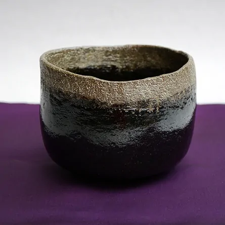 Kuro Raku Kōetsu AMAGUMO Chawan