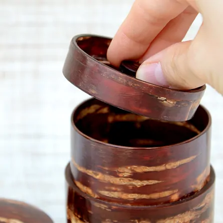 Cherry Bark Tea Caddy Muji Medium