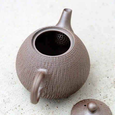 正規 茄子型後手ビリ急須