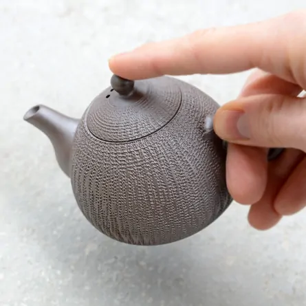 正規 茄子型後手ビリ急須