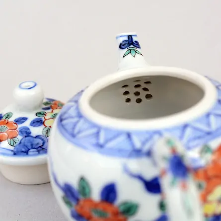 Shōami Iroe Kachō Ushirode Kyusu