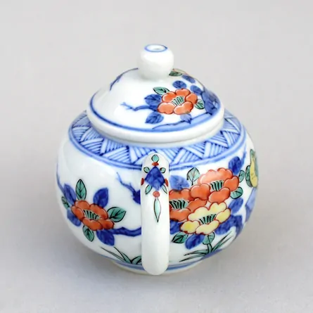 Shōami Iroe Kachō Ushirode Kyusu