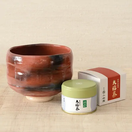 Akaraku Chawan & Ōbukucha set