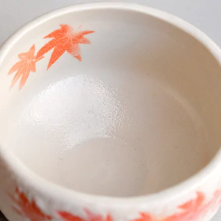 小茶碗　紅葉