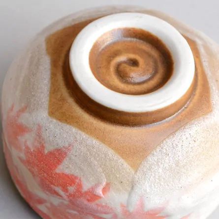 小茶碗　紅葉