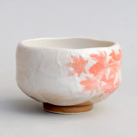 小茶碗　紅葉