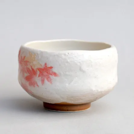 小茶碗　紅葉