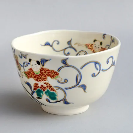 Ninsei Karako Karakusa Chawan