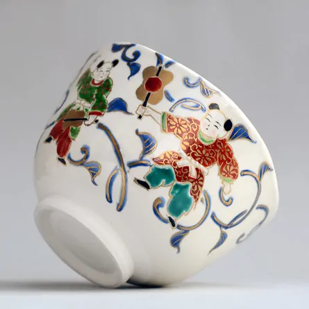 Ninsei Karako Karakusa Chawan