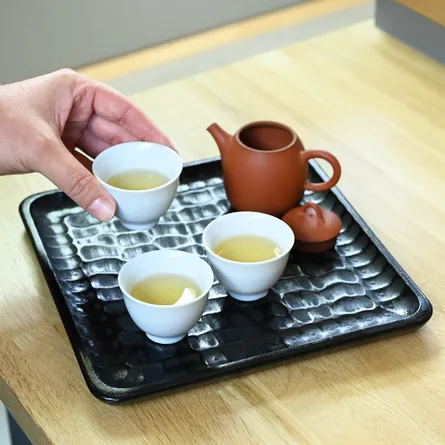 象谷塗角盆