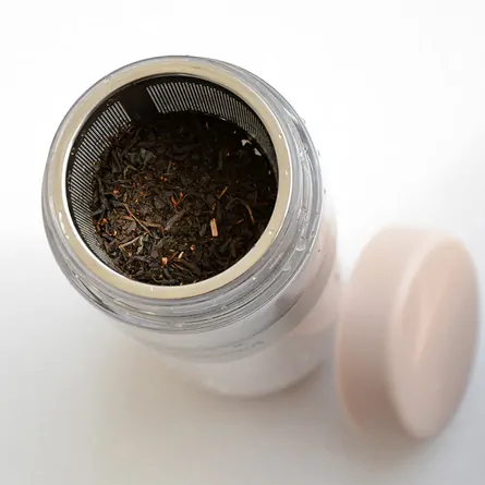 TWISTEA Tea Infuser Tumbler Brown