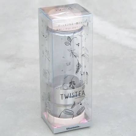 TWISTEA Tea Infuser Tumbler Brown