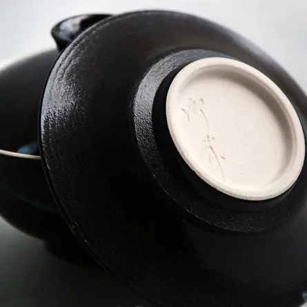 White Stripe Black Gaiwan