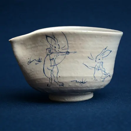 鳥獣人物戯画片口