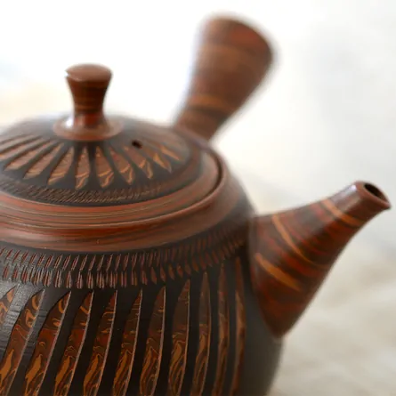 Shunzan Nerikomi Cut Kyusu