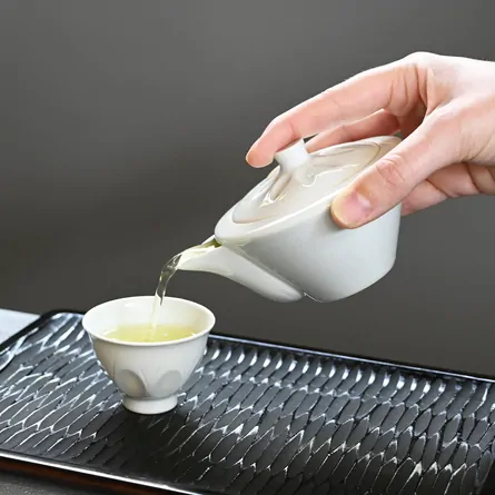 白磁宝瓶 急須 宝瓶 - Sazen Tea
