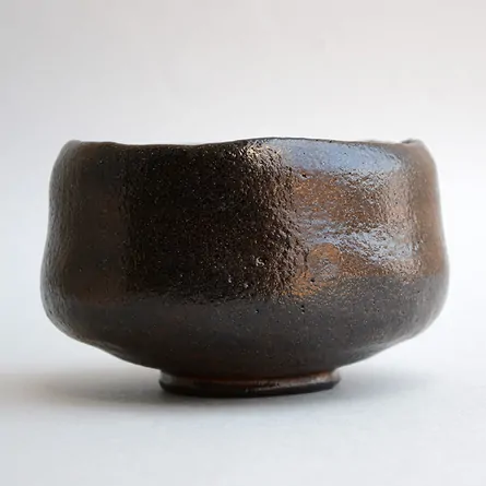 黒楽茶碗長次郎紙屋黒写し 茶器＆茶道具 抹茶碗 - Sazen Tea