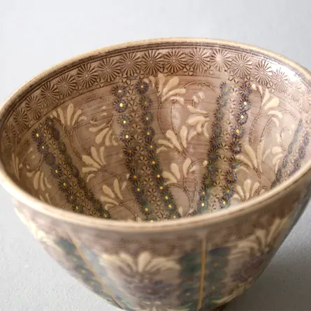 Shisai Kamon Tenmokugata Chawan