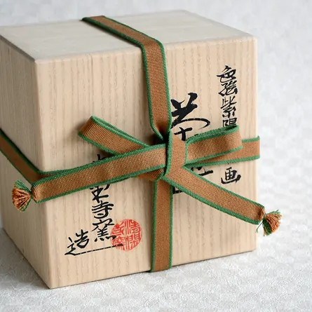 茶碗 仁清 紫陽花