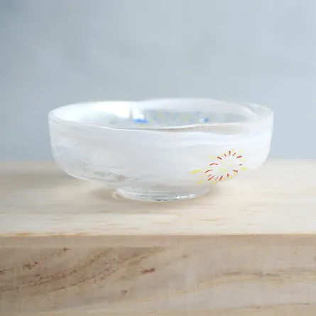Glass Badarai Chawan Hanabi 